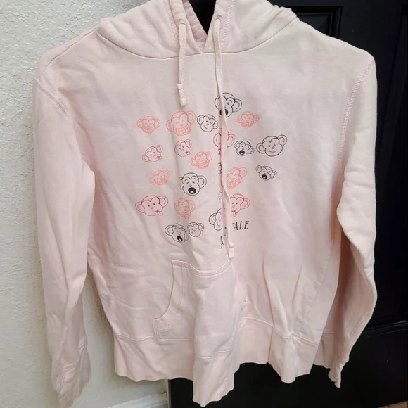 Pull Manches Longues Aeropostale Pour Fille – Rose Et Blanc, Taille XS Junior, Neuf